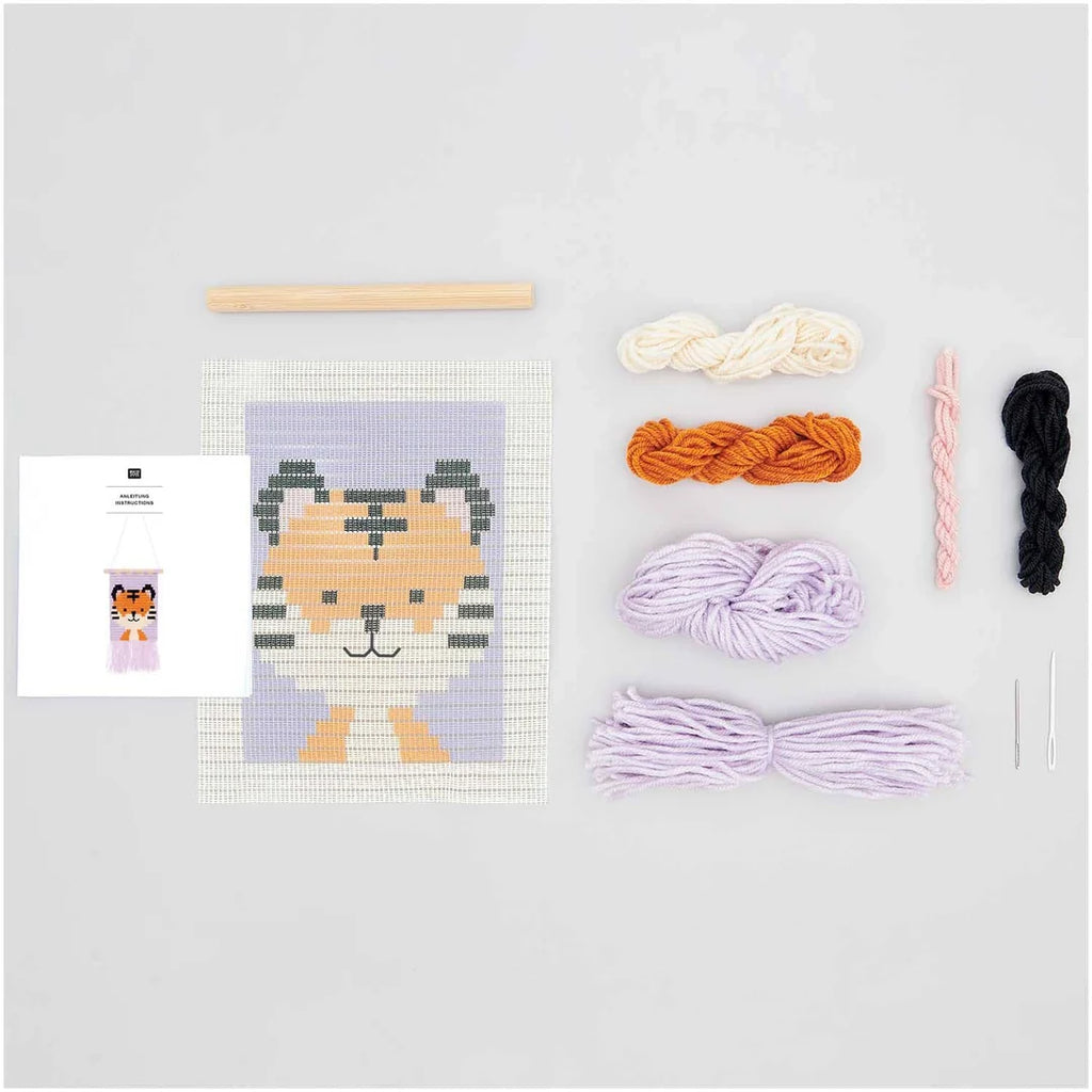 Long Stitch Embroidery Kit - Tiger