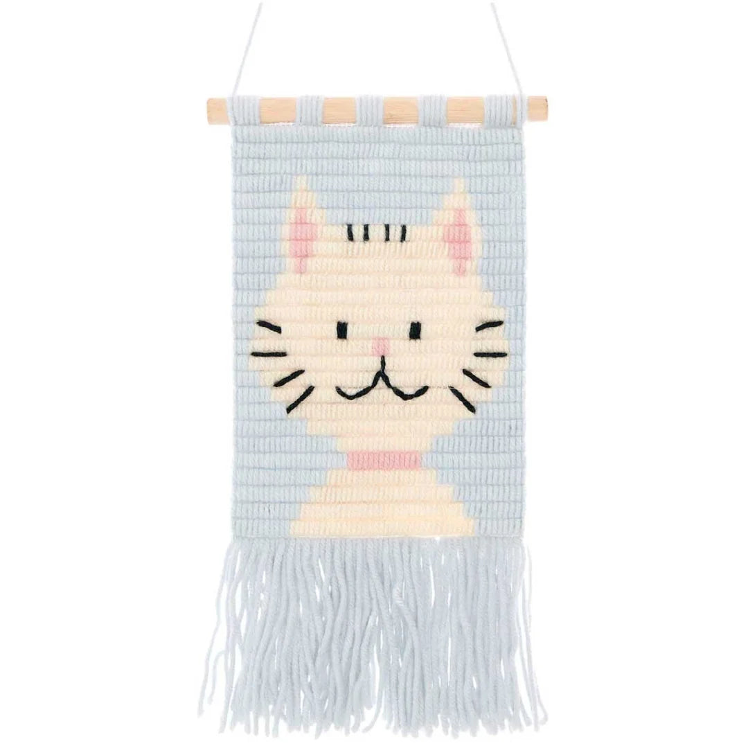 Long Stitch Embroidery Kit - Cat
