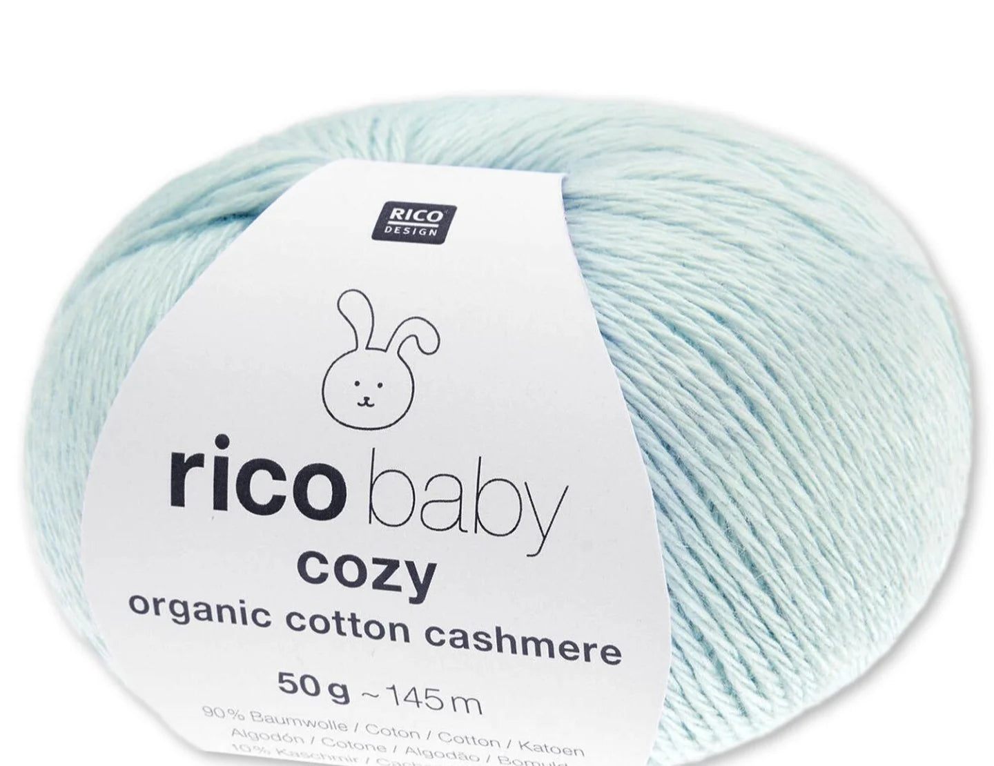 Rico Baby Cozy Organic Cotton Cashmere - Light Blue